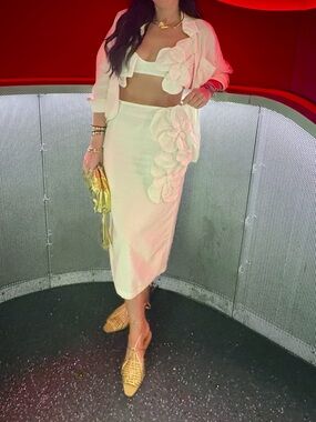 Women’s Floral Appliqué SET